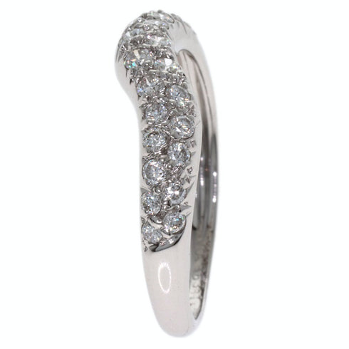 Band Ring 18K White Gold with Diamond