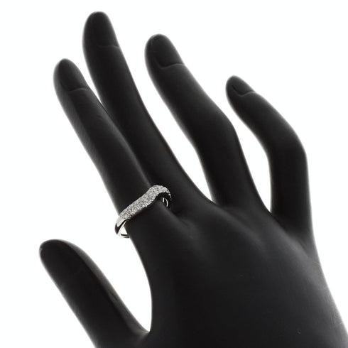 Band Ring 18K White Gold with Diamond