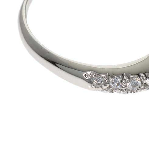 Band Ring 18K White Gold with Diamond