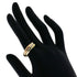 Vendome Louis Cartier Band Ring 18K Tricolor Gold