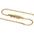 C Heart Pendant Necklace 18K Yellow Gold