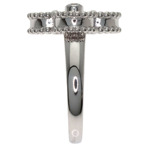 Vintage Alhambra Ring 18K White Gold