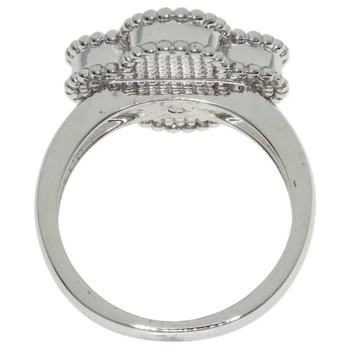 Vintage Alhambra Ring 18K White Gold