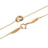 Open Heart Pendant Necklace 18K Rose Gold 6.8mm