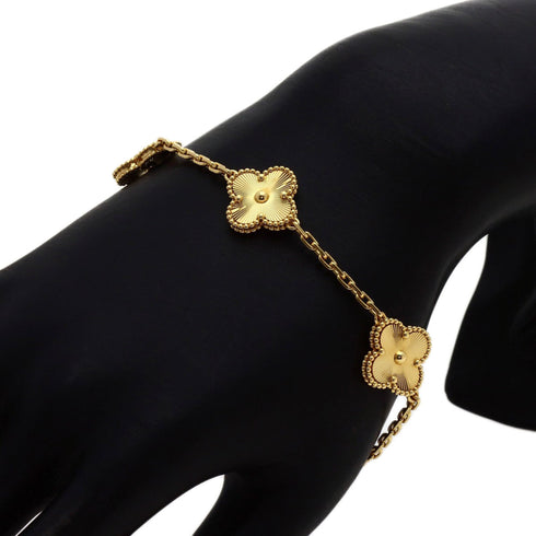 Vintage Alhambra Bracelet 18K Yellow Gold