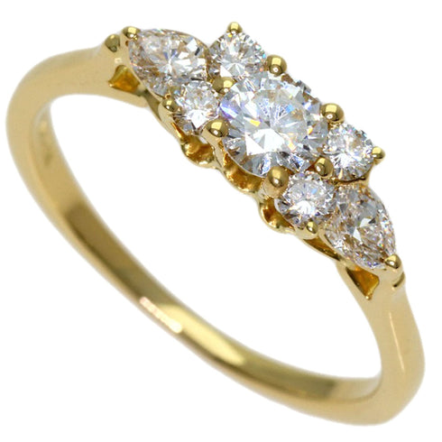 Seven-Stone Ring 18K Yellow Gold with Diamond