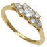 Seven-Stone Ring 18K Yellow Gold with Diamond