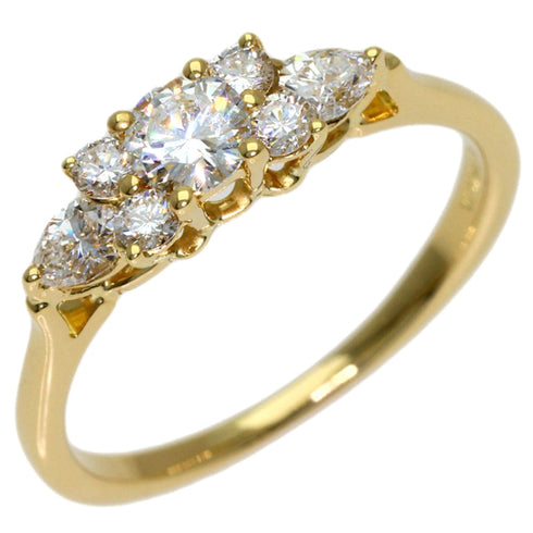 Seven-Stone Ring 18K Yellow Gold with Diamond