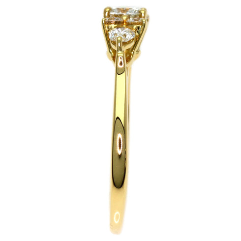 Seven-Stone Ring 18K Yellow Gold with Diamond