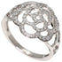 Camellia Ring 18K White Gold with Diamond
