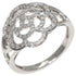 Camellia Ring 18K White Gold with Diamond