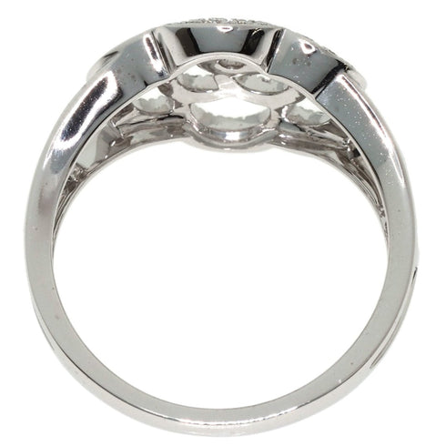 Camellia Ring 18K White Gold with Diamond