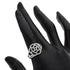 Camellia Ring 18K White Gold with Diamond
