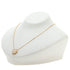 Lucky Spring Plum Blossom Pendant Necklace 18K Rose Gold with Shell