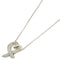 Loving Heart Pendant Necklace Sterling Silver