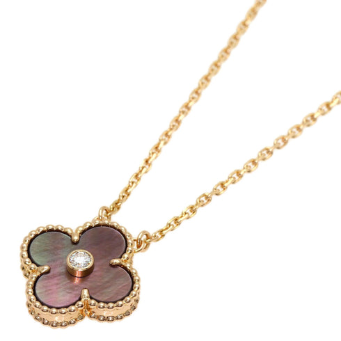 Vintage Alhambra Pendant Necklace 18K Rose Gold