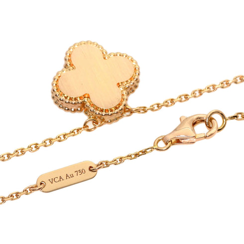 Vintage Alhambra Pendant Necklace 18K Rose Gold