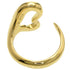 Open Heart Ring 18K Yellow Gold