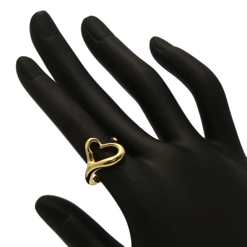 Open Heart Ring 18K Yellow Gold
