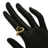 Open Heart Ring 18K Yellow Gold