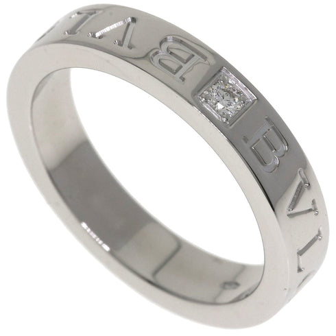 Double Ring 18K White Gold and Diamond