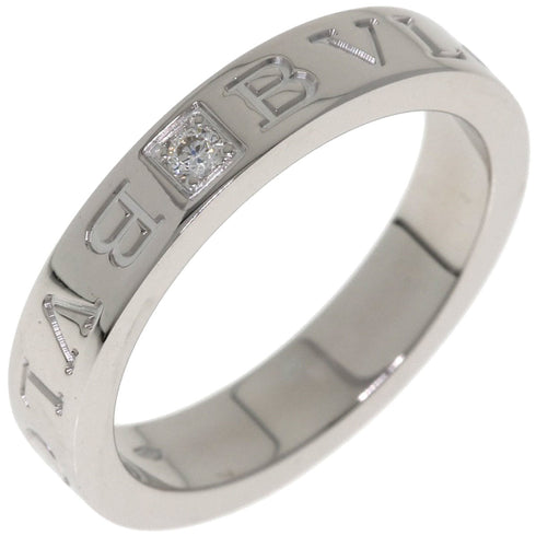 Double Ring 18K White Gold and Diamond