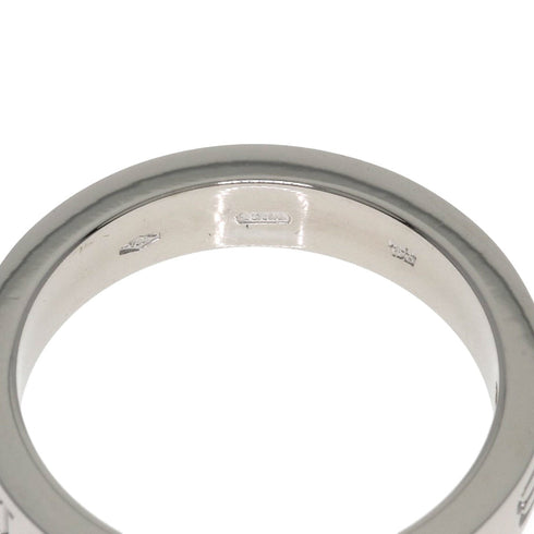 Double Ring 18K White Gold and Diamond