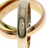 Vendome Louis Cartier Band Ring 18K Tricolor Gold