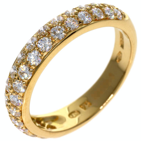Band Ring 18K Yellow Gold With Diamond