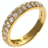 Band Ring 18K Yellow Gold With Diamond