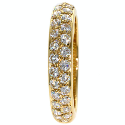 Band Ring 18K Yellow Gold With Diamond
