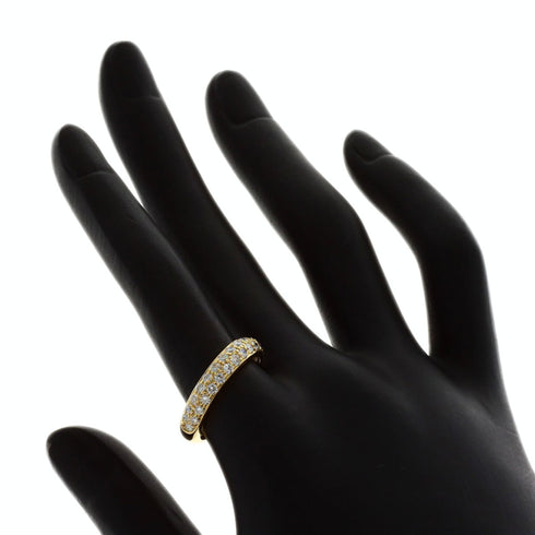 Band Ring 18K Yellow Gold With Diamond