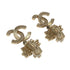 CC Logo Clip-On Earrings Metal Gold-Tone Metal