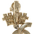 CC Logo Clip-On Earrings Metal Gold-Tone Metal
