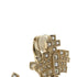 CC Logo Clip-On Earrings Metal Gold-Tone Metal