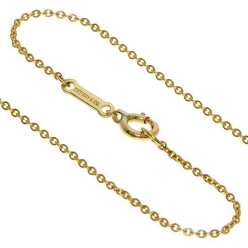 Bean Pendant Necklace 18K Yellow Gold 13.2mm