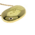 Bean Pendant Necklace 18K Yellow Gold 13.2mm