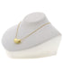 Bean Pendant Necklace 18K Yellow Gold 13.2mm