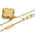 Vintage Alhambra Pendant Necklace 18K Yellow Gold