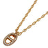 Pendant Necklace 18K Rose Gold Mini with Diamond
