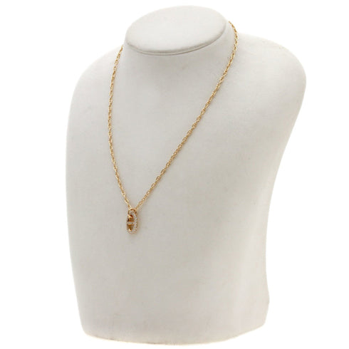 Pendant Necklace 18K Rose Gold Mini with Diamond