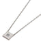 Pendant Necklace 18K White Gold with Diamond
