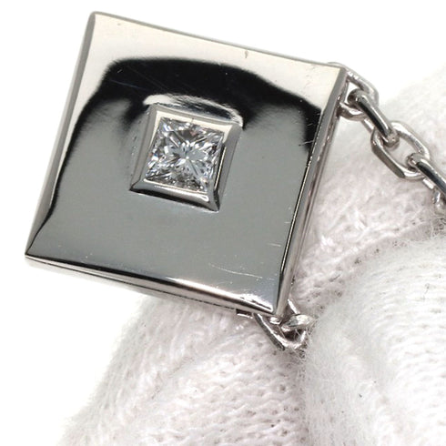 Pendant Necklace 18K White Gold with Diamond