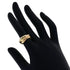 Vendome Louis Cartier Band Ring 18K Tricolor Gold