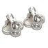 Vintage Alhambra Earrings 18K White Gold 18K White Gold