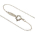 Double Heart Key Pendant Necklace Sterling Silver
