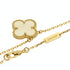 Vintage Alhambra Pendant Necklace 18K Yellow Gold