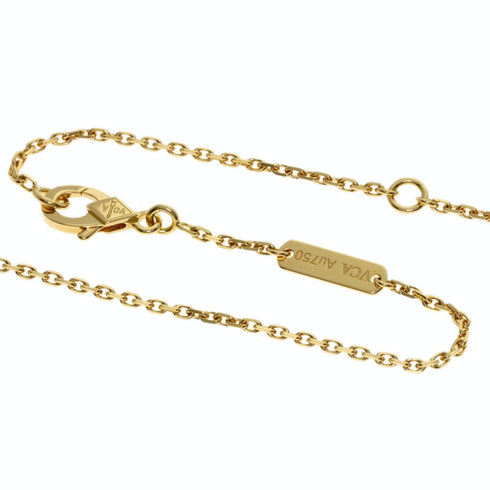 Vintage Alhambra Pendant Necklace 18K Yellow Gold