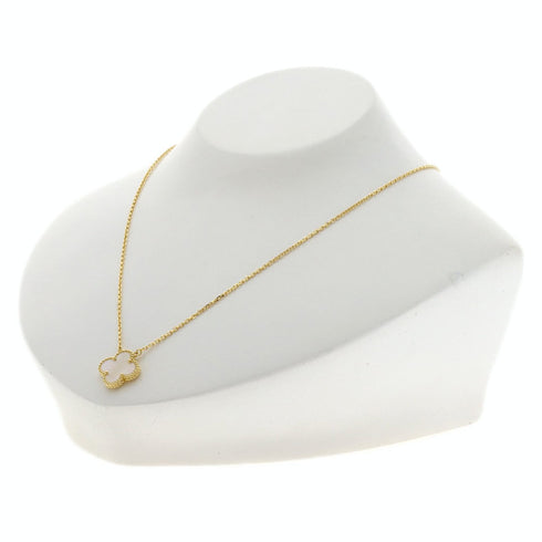 Vintage Alhambra Pendant Necklace 18K Yellow Gold