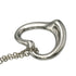 Open Heart Pendant Necklace Sterling Silver 19.3mm